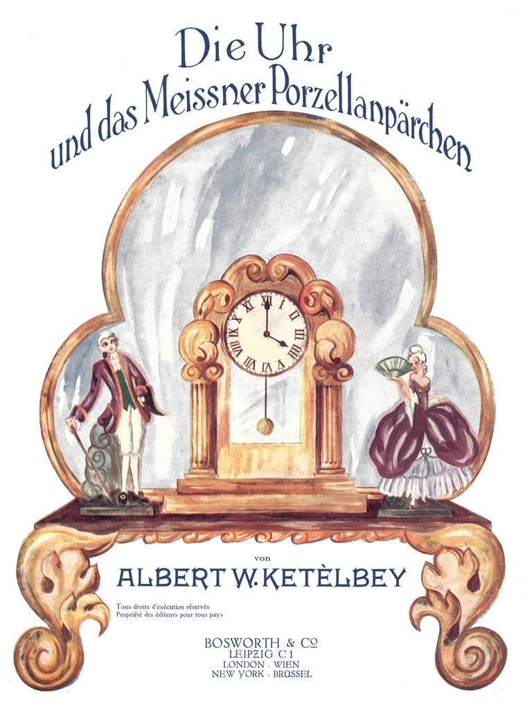 The Clock And Dresden Figures